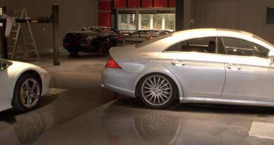 metallic epoxy garage floor