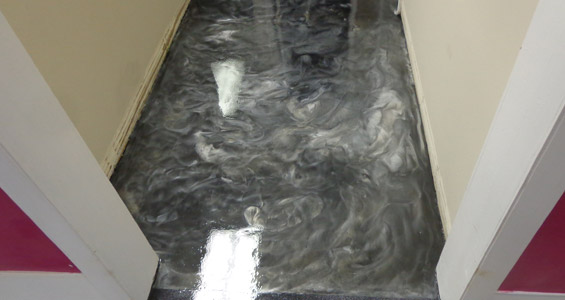  metallic epoxy floor system